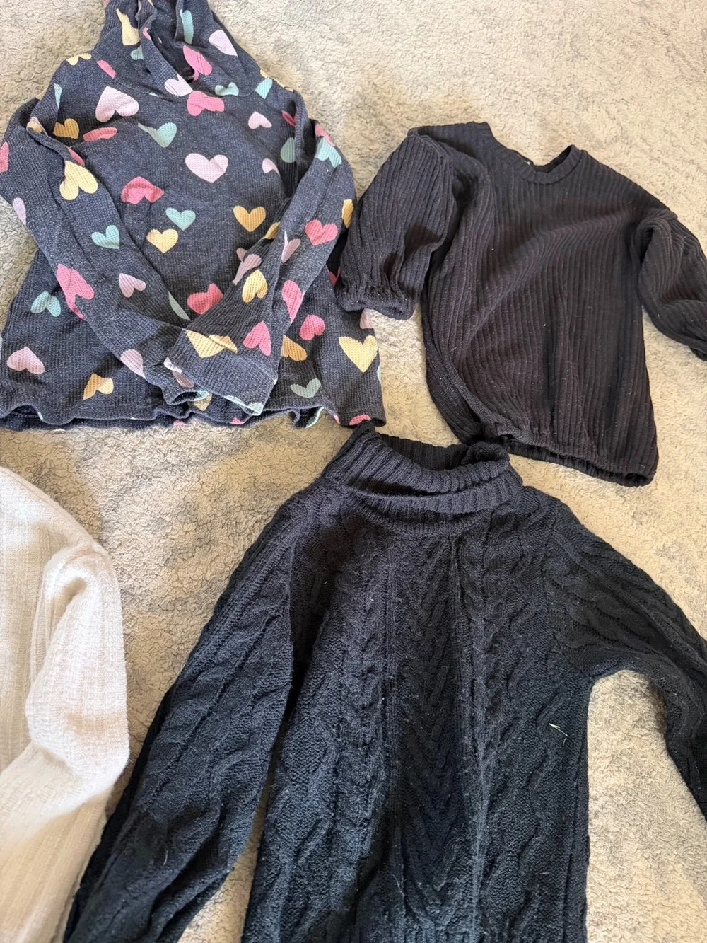 Size 4 Girls long sleeve top bundle